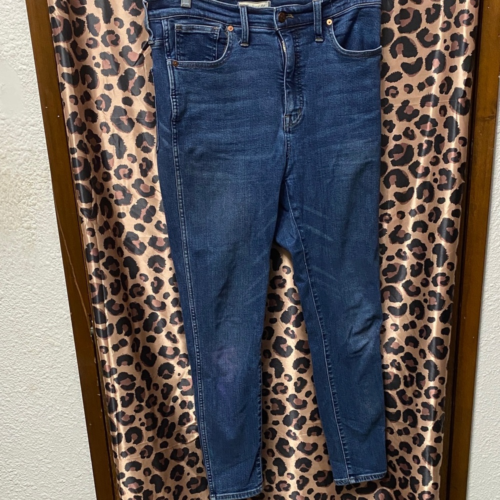 Madewell Women's Dark Blue Skinny Jeans